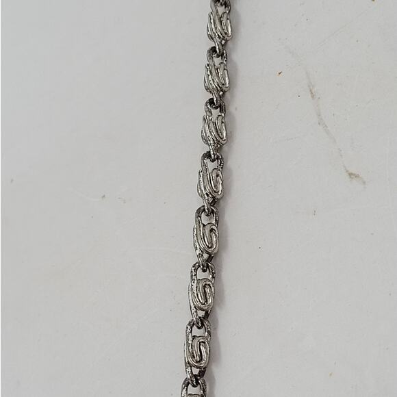 Vintage 60s 70s Metallic Sliver Gold Tone Mesh Ombré Chainmail Crossbody Bag - Picture 7 of 11